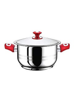 Buy Cooking Pot Elite Stainless Steel Pot With Handle 26 cm in UAE