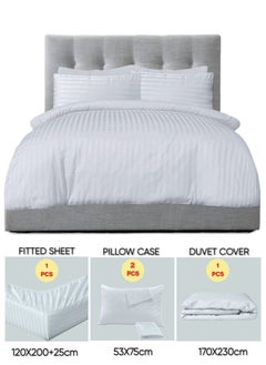 Buy 4 Pieces Single Size Bedding Cover Set in UAE