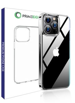 Buy Transparent Crystal Clear iPhone 12 Pro Case and Apple iPhone 12 Pro Case 6.1 inch - Shockproof Curved Edges apple iphone 12 Pro case - HD Clear Anti Scratch iPhone 12 Pro protective case in Saudi Arabia