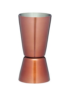 Buy KITCHENCRAFT BarCraft Copper Finish Stainless Steel Dual Jigger, Carded, BCLLJIG, 25/50 ml in UAE