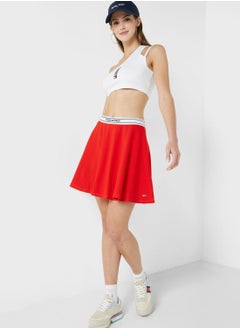 اشتري High Waist Logo Skirt في الامارات