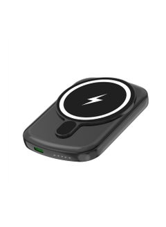 اشتري 10000.0 mAh Fast Magnetic Portable Power Bank Charger for Apple iPhone 12 Series Black في الامارات