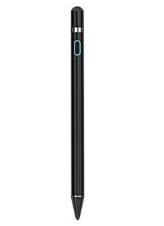 Buy Active Stylus Pencil for Touch Screen Compatible with iOS Android Microsoft Tablets Phone Handwriting and Games Fine Point Digital Capacitive Drawing Pencil Palm Rejection Black in UAE