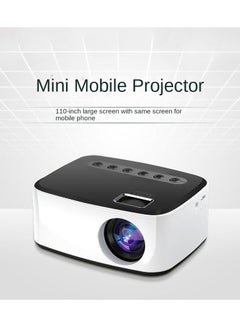 اشتري Mini Wireless Projector HD 1080p - Support 1080P Full HD - Home Theater - 300 ANSI Lumens - Compatible with Android Apple في السعودية