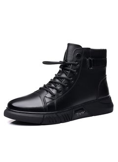 اشتري New Men's Casual Leather Boots في الامارات