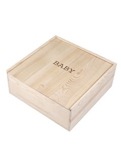 Buy Natural Pine Keepsake Box Baby in Saudi Arabia