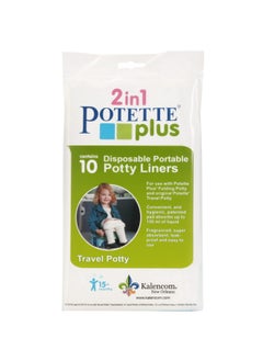 اشتري Potette Plus On The Go Potty Liner Re-Fills 10-Pack في الامارات