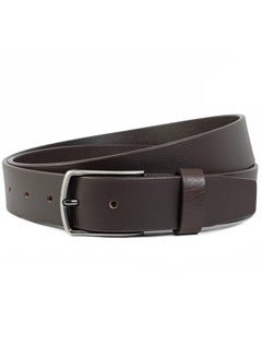 اشتري CLASSIC MILANO® Genuine Leather Belt Men in an elegant GIFT BOX; Classic Jean Belt; Belts for men Mens belt Leather; Pin Buckle 35MM في الامارات