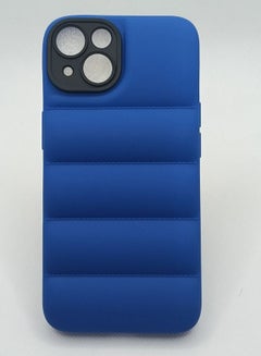 Buy Blue Puffer Jacket Case (Matte) for Apple Iphone 14 Plus in UAE