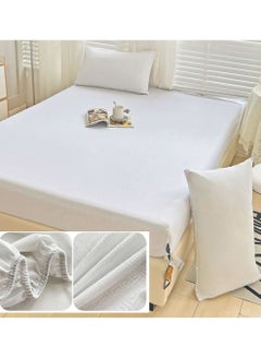 Buy HOCC Premium Waterproof Full Size 150x200x30cm Mattress Protector with Patterns in UAE