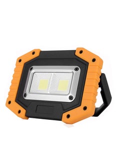 اشتري LED Work Light 2 COB 30W 1500LM Rechargeable Portable Waterproof LED Flood Lights for Outdoor Camping Hiking Emergency Car Repairing Household and Job Site Lighting في السعودية