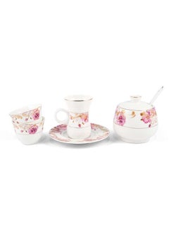 Buy Porcelain 27 Pieces Tea & Coffee Serving Set in UAE