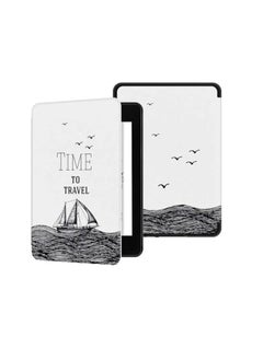 اشتري EcoSystem Slimshell Case Cover for All-New Kindle Paperwhite (11th Generation-2021, 6.8 inch) or Kindle Paperwhite Signature Edition, Smart Shell Cover with Auto Sleep/Wake, (Time) في مصر