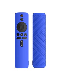 اشتري Silicone Remote Control Protective Cover for Xiaomi Mi Box S/4X Mi TV Stick Smart Tv Box Controller Remote Skin Sleeve Shockproof Protector- Dark Blue في الامارات