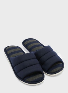 Buy Striped Soft Bedroom Slippers in UAE