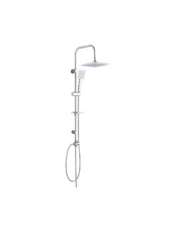 Buy Stainless Steel Square Rainfall Head Shower System Chrome 1010 x 80 x 360 cm MU-5102 in Saudi Arabia