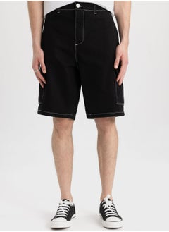 Buy Relax Fit Regular Hem Bermuda in UAE