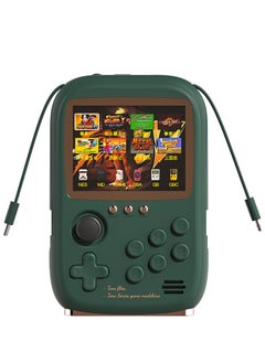 Buy DY-19 Portable Retro Handheld Game Console, 6000mAh Capacity, 3.2-Inch Soft Light Colour Screen, Built-in 10000+ Game (Green) in Saudi Arabia