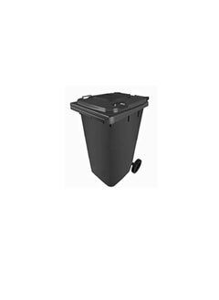 Buy Black Wheeled Wastebasket 294094 in Egypt