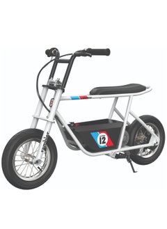 Buy Rambler 12 – 24V Electric Minibike with Retro Style, Up to 14 mph, Wide 12" Air Filled Tires, High-Torque 250-watt Motor, Up to 40 Minutes Ride Time, for ages 13 and up in Saudi Arabia