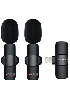 اشتري General K10 k2 Microphone iphone for Smartphone Lavalier Wireless في مصر