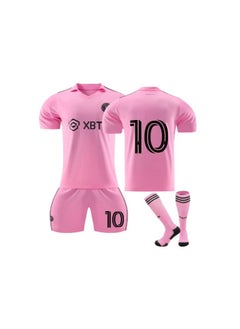 Buy Three-piece set Miami International Messi #10 Jersey, new edition, Major League Soccer team jersey. in Saudi Arabia