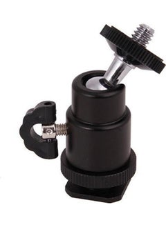 Buy Mini Ball Head Holder Mount Bracket For Tripod DSLR Black in Saudi Arabia