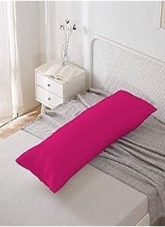 اشتري Solid Cotton Pillow Case 50 * 90 cm - Fuchsia في مصر