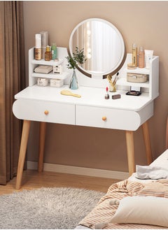 Buy Sharpdo Multi-Tier Dresser With Drawer And Mirror For Bedroom 80*40*120cm in UAE