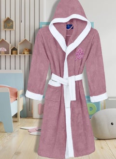 Buy Kids Hooded Bathrobe For 2 Years Old 100% Cotton Made In Egypt in UAE