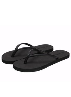 Buy Men/Women New Clip On Flip-flops Casual Beach Slippers Black in UAE