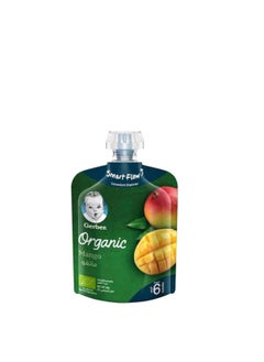 Buy Gerber Organic Apple Puree Green 90g in UAE