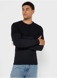 Buy Colourblock Sweater in Saudi Arabia