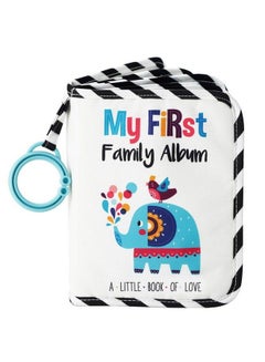 Buy ™ Baby My First Family Album ; Soft Photo Cloth Book Gift Set For Newborn Toddler & Kids (Elephant) in UAE