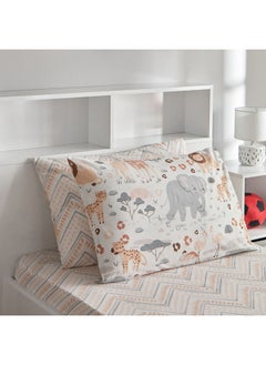 اشتري Ron Safari Kapas 2-Piece Reversible Cotton Pillow Cover Set 75 x 50 cm في الامارات