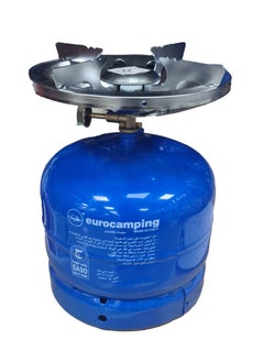 Buy Portable Camping Refilable Gas Cylinder with Removable Stove on Top Italian in Saudi Arabia