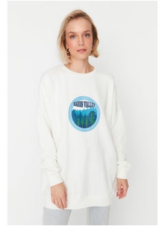 Buy Sweatshirt - White - Fitted in Egypt