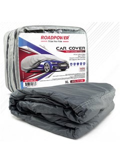 اشتري zipper Car Cover With Mirror Pocket For All Weather Waterproof Windproof Dustproof Full Covers PVC And Cotton Fabric Tight Taffeta smooth Non-Abrasive (XL 210''X 70''X 48'') في الامارات