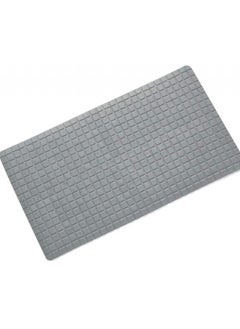 Buy Shower Mats, Extra Long Not-slip Bathtub Mat, Bathroom Rug With Strong Suction Cups Drain Hole For Baby, Elderly, Kids, Bathroom-gray 71x40cm(28x16inch) Gray in UAE