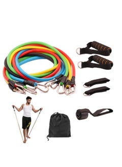 Buy Exercise Fitness Resistance Bands Multicolour in Egypt