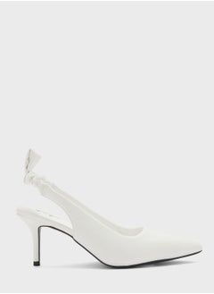 Buy Ruched Slingback Pointed Pump in UAE