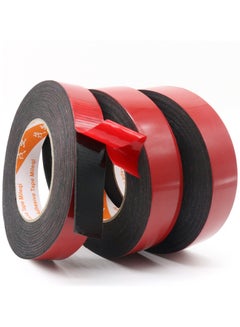 Buy PE Foam Double-Sided Adhesive Tape Outdoor and Indoor Super Strong Foam Seal Strip for Automotive Mounting Weatherproof Decorative (1 mm Thickness: Wide 20 mm X 10 m in Length (3 pcs)) in UAE