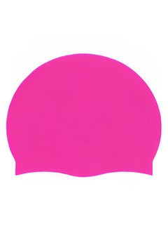 Buy Premium Silicone Swim Cap for Women Men and Kids - 100% Silicone Comfort Strech and Lightweight - Great for Long Hair and Short Hair - Keeps your hair Dry - (Available in 6 Colours) in Saudi Arabia