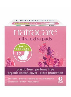 Buy Natracare Ultra Extra Pads Regular Pack of (12) in UAE