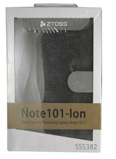اشتري Ztoss Folio Case for Samsung Galaxy note 10.1" tab Grey في مصر
