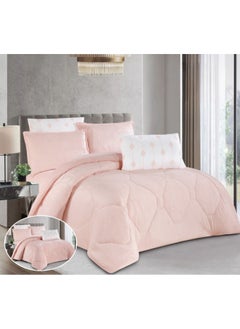 Buy Winter Duvet Set With Two-Sided Fabric Sturdy And Soft Heavy Filling 6 Pieces King Size in Saudi Arabia