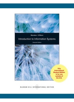 اشتري Introduction to Information Systems: International Edition في مصر