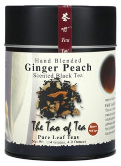 اشتري Hand Blended Scented Black Tea Ginger Peach 4 oz (114 g) في الامارات