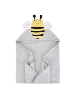 Buy Animal Hooded Towel Woven Terry - Bee in UAE