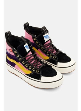 Buy Women High Cut Lace Up Skate Shoes, Black Combo in Saudi Arabia